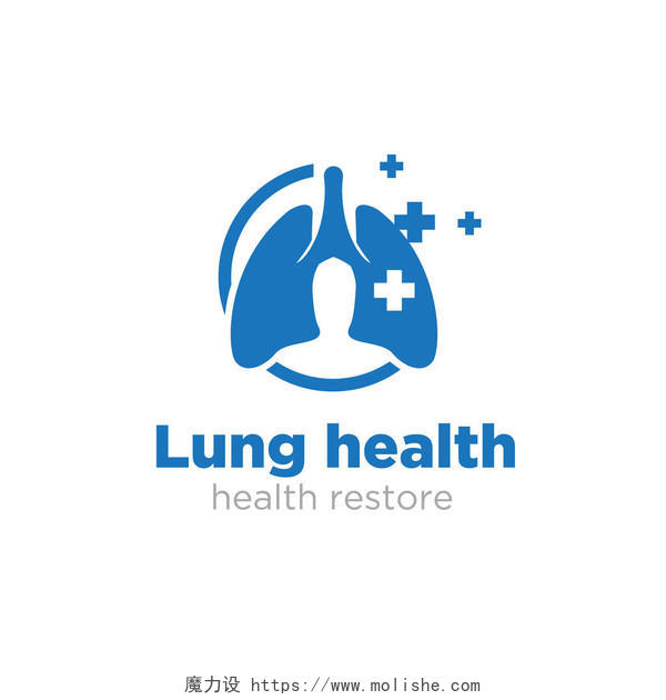 肺修复标志设计